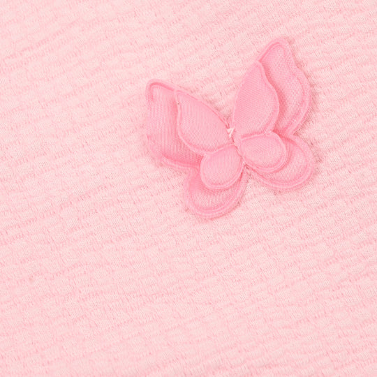 Infant Girls Thermal Suit (Tiny Wings) - Pink