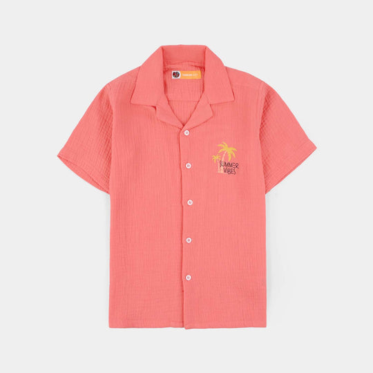 Boys Gauze Casual Shirt (Summer Vibes)