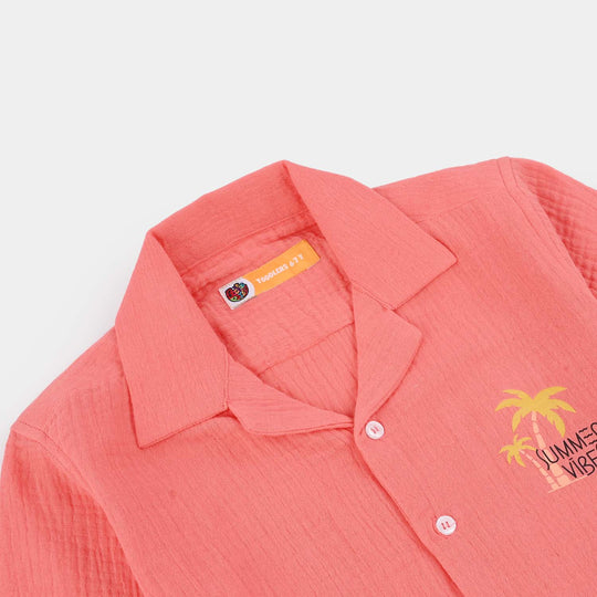 Boys Gauze Casual Shirt (Summer Vibes)