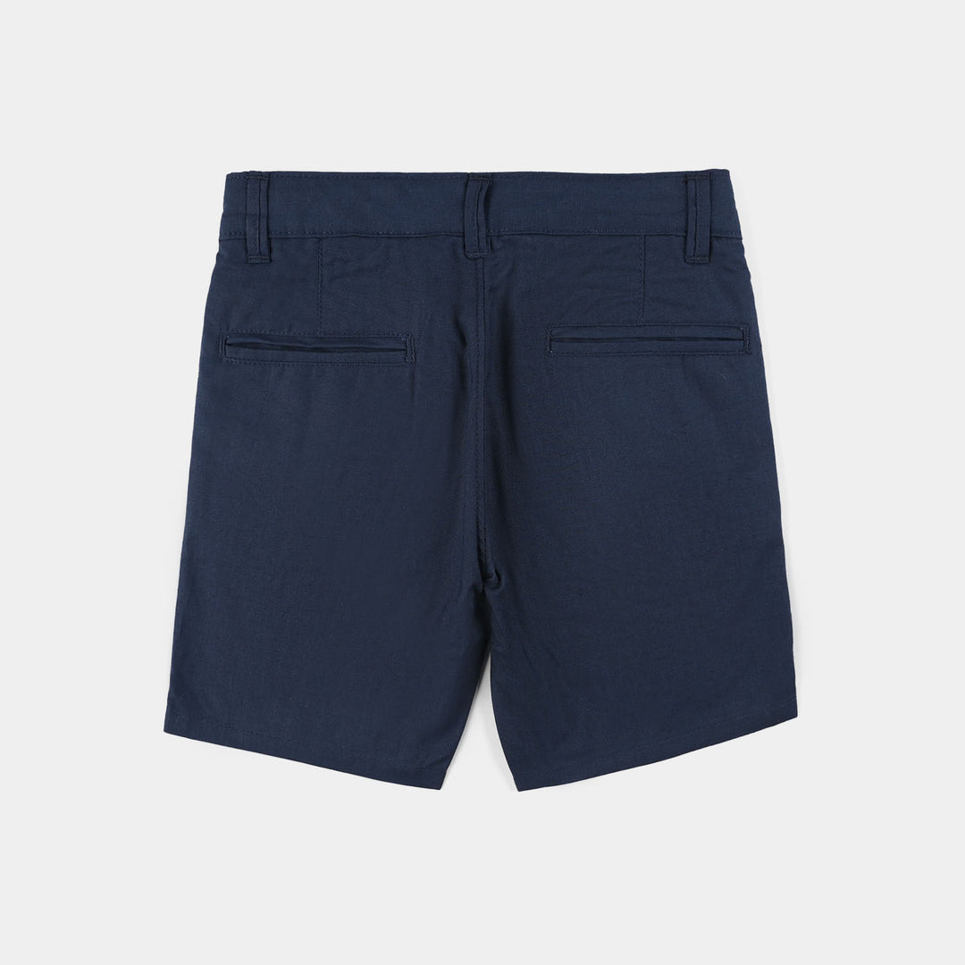 Boys Cotton Slub SHORT CALIFORNIA-Blue