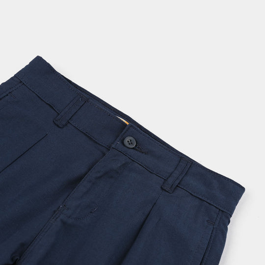 Boys Cotton Slub SHORT CALIFORNIA-Blue