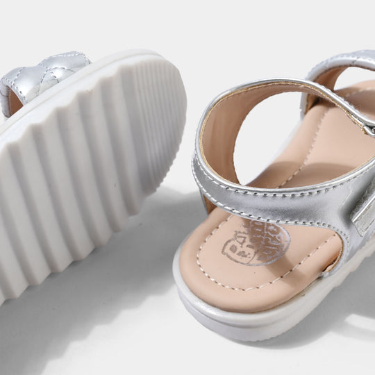 Girls Sandal 1354-SILVER