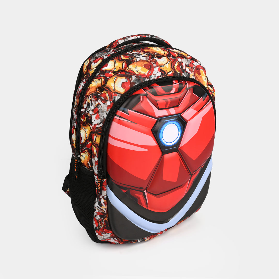Levup School Bag 3D Embossed Backpack