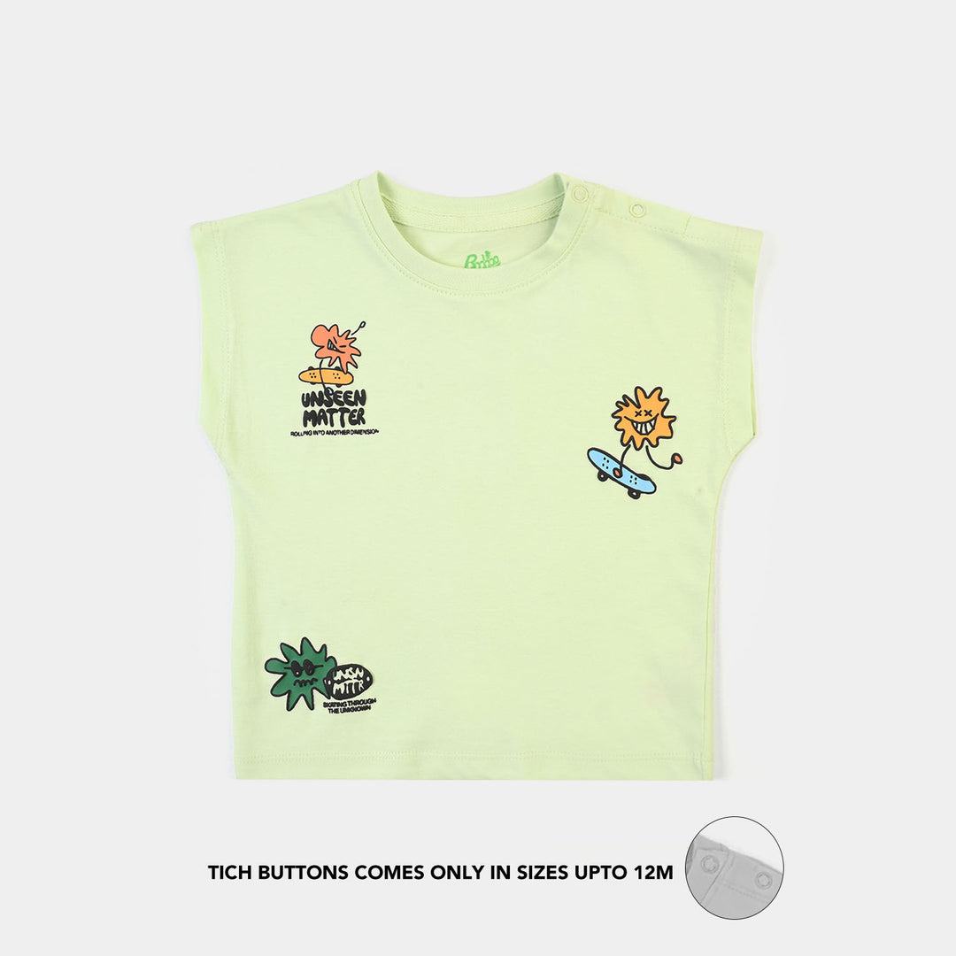 Infant Boys Jersey/Terry Sando Unseen Matter - Lime