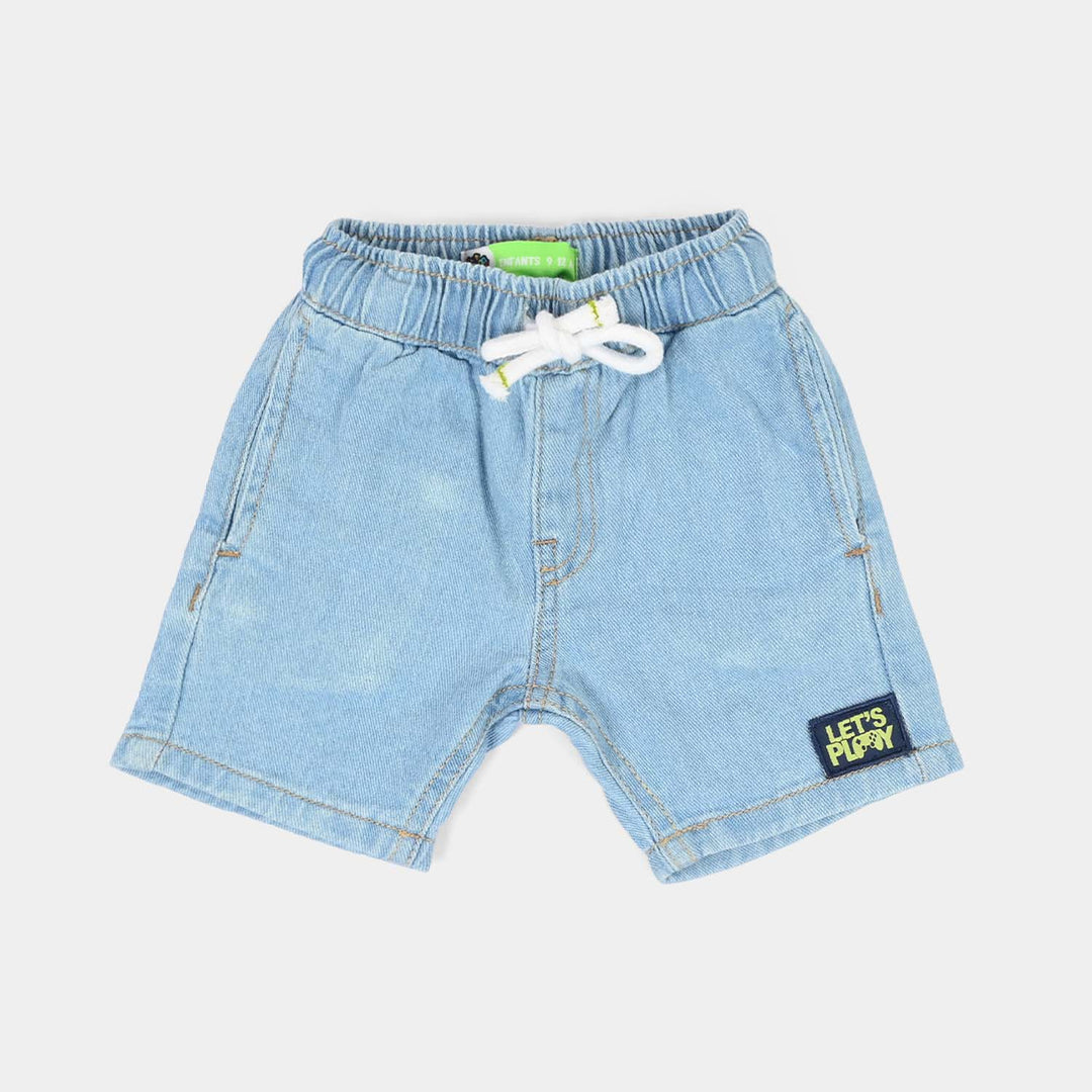 Infant Boys Denim rigid Shorts New Adventure-Light Blue
