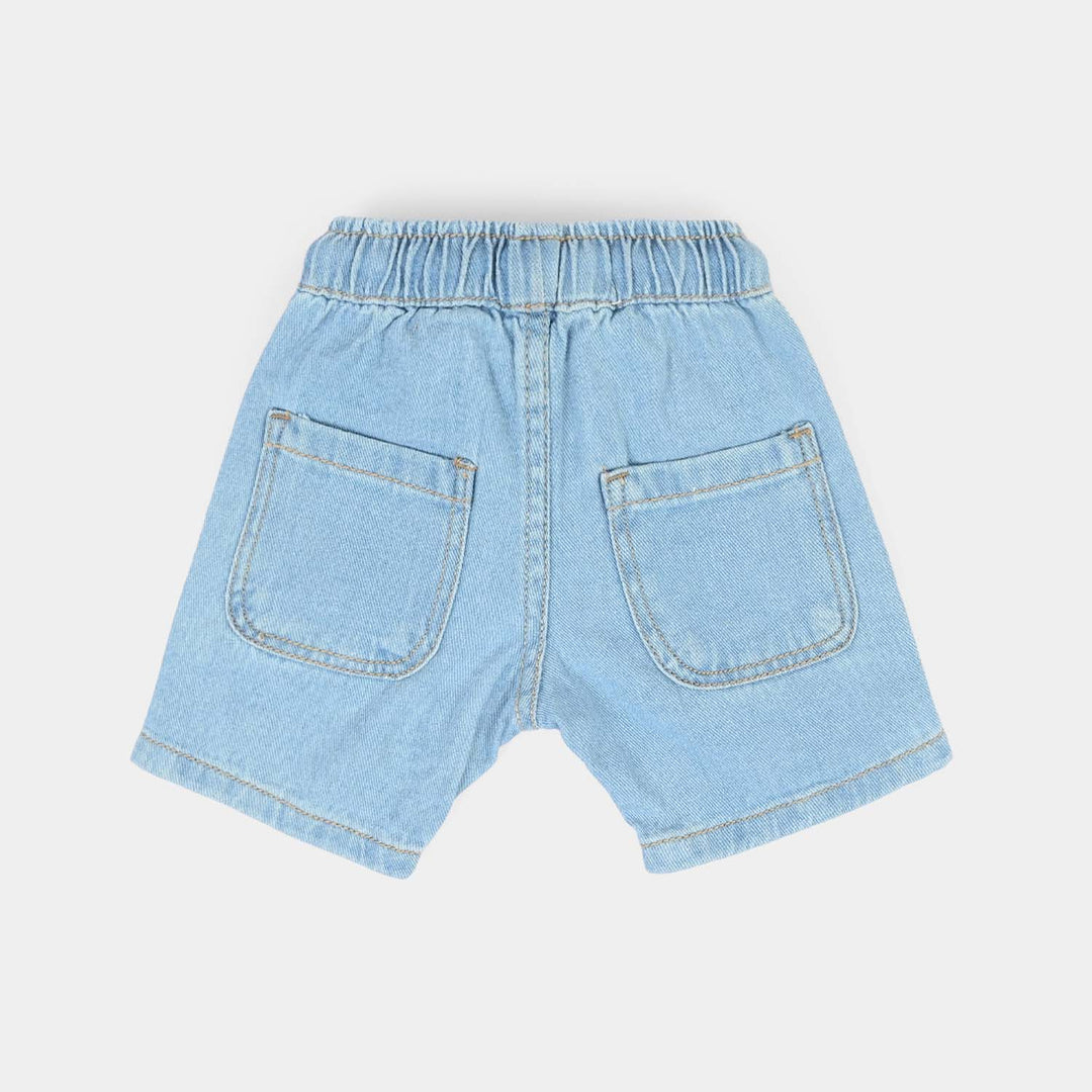 Infant Boys Denim rigid Shorts New Adventure-Light Blue