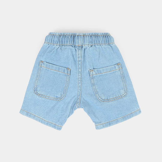Infant Boys Denim rigid Shorts New Adventure-Light Blue