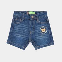 Infant Boys Denim Shorts (Mummy's Little One) - Dark Blue