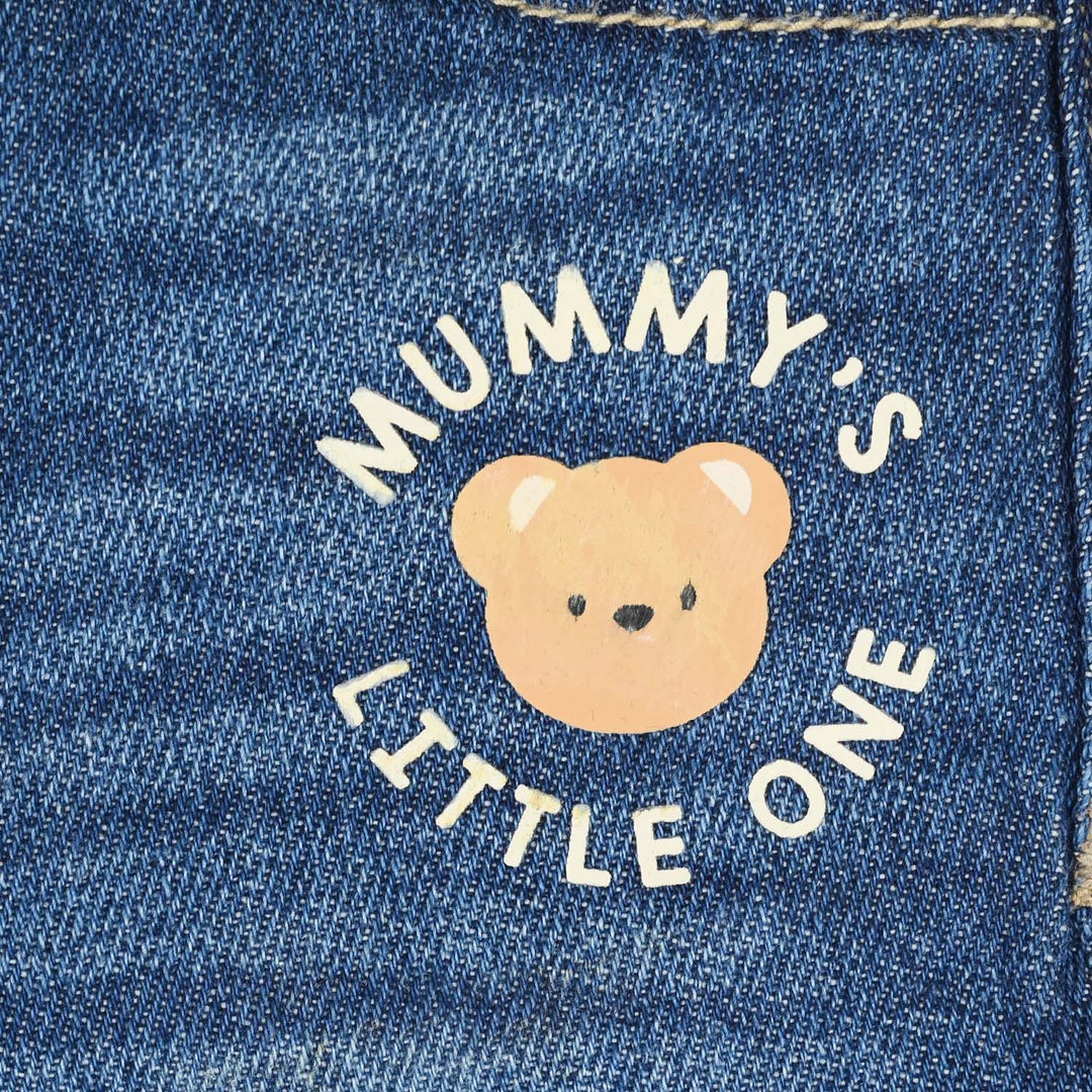 Infant Boys Denim Shorts (Mummy's Little One) - Dark Blue