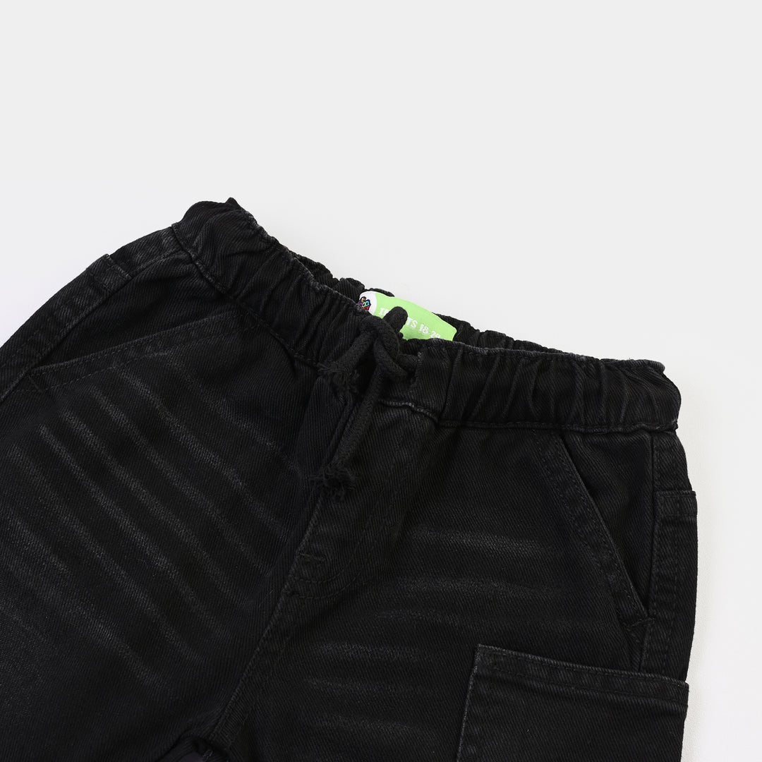 Infant Boys Denim rigid Short Car-Dark.Grey