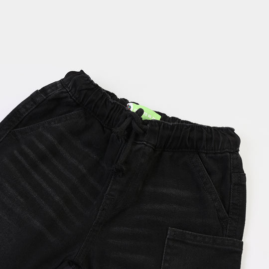 Infant Boys Denim rigid Short Car-Dark.Grey