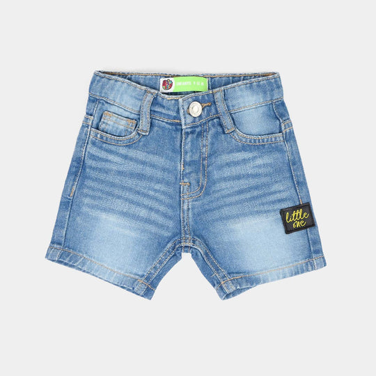 Infant Boys Denim Rigid Shorts (Little One) - Mid Blue