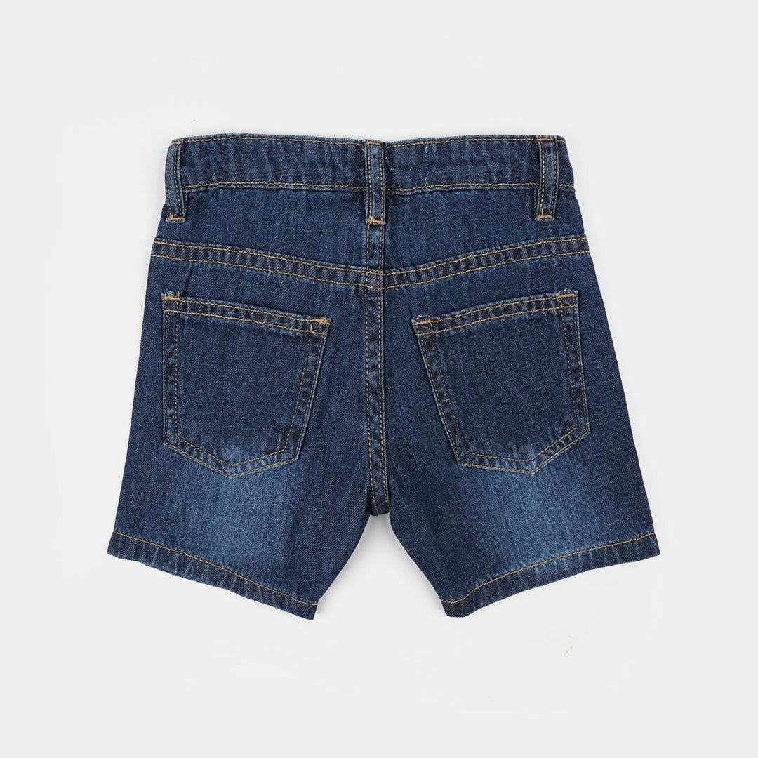 Infant Boys Denim rigid  Shorts Break Time-D.Blue
