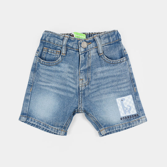 Infant Boys Denim rigid Shorts Roar some-Mid Blue