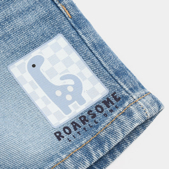Infant Boys Denim rigid Shorts Roar some-Mid Blue