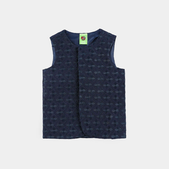 Infant Boys Waist coat (Royal) - R.Blue