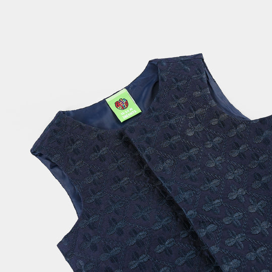 Infant Boys Waist coat (Royal) - R.Blue