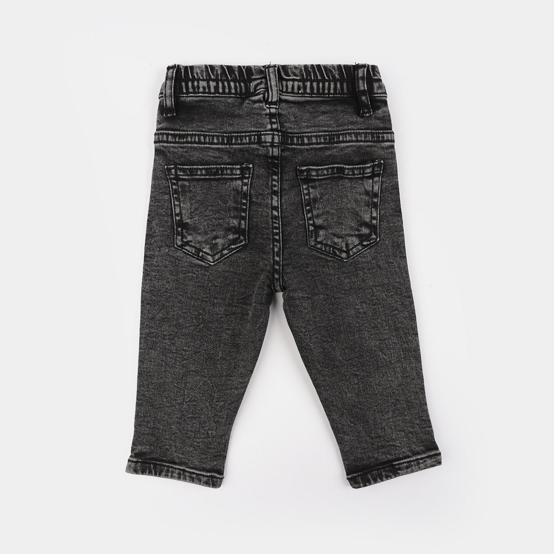 Infant Boys Denim rigid Pant Lightning Mcqueen-LIGHT GREY
