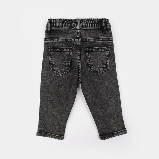 Infant Boys Denim rigid Pant Lightning Mcqueen-LIGHT GREY