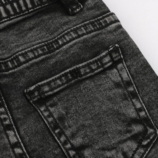 Infant Boys Denim rigid Pant Lightning Mcqueen-LIGHT GREY