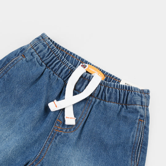 Boys Denim rigid Shorts Chicago-Ice Blue