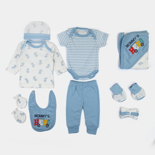 Infant Starter Set 11Pcs Cycle Powder Blue