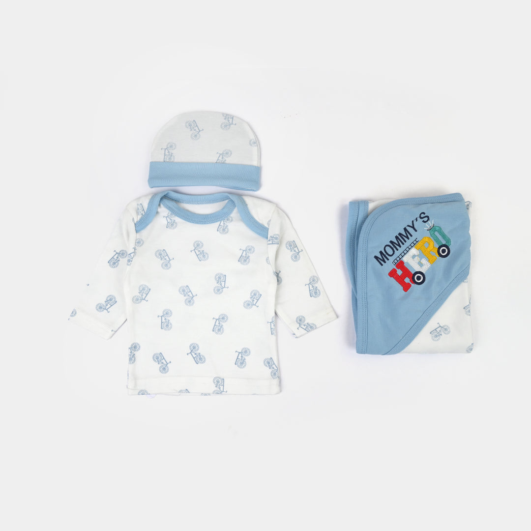 Infant Starter Set 11Pcs Cycle Powder Blue