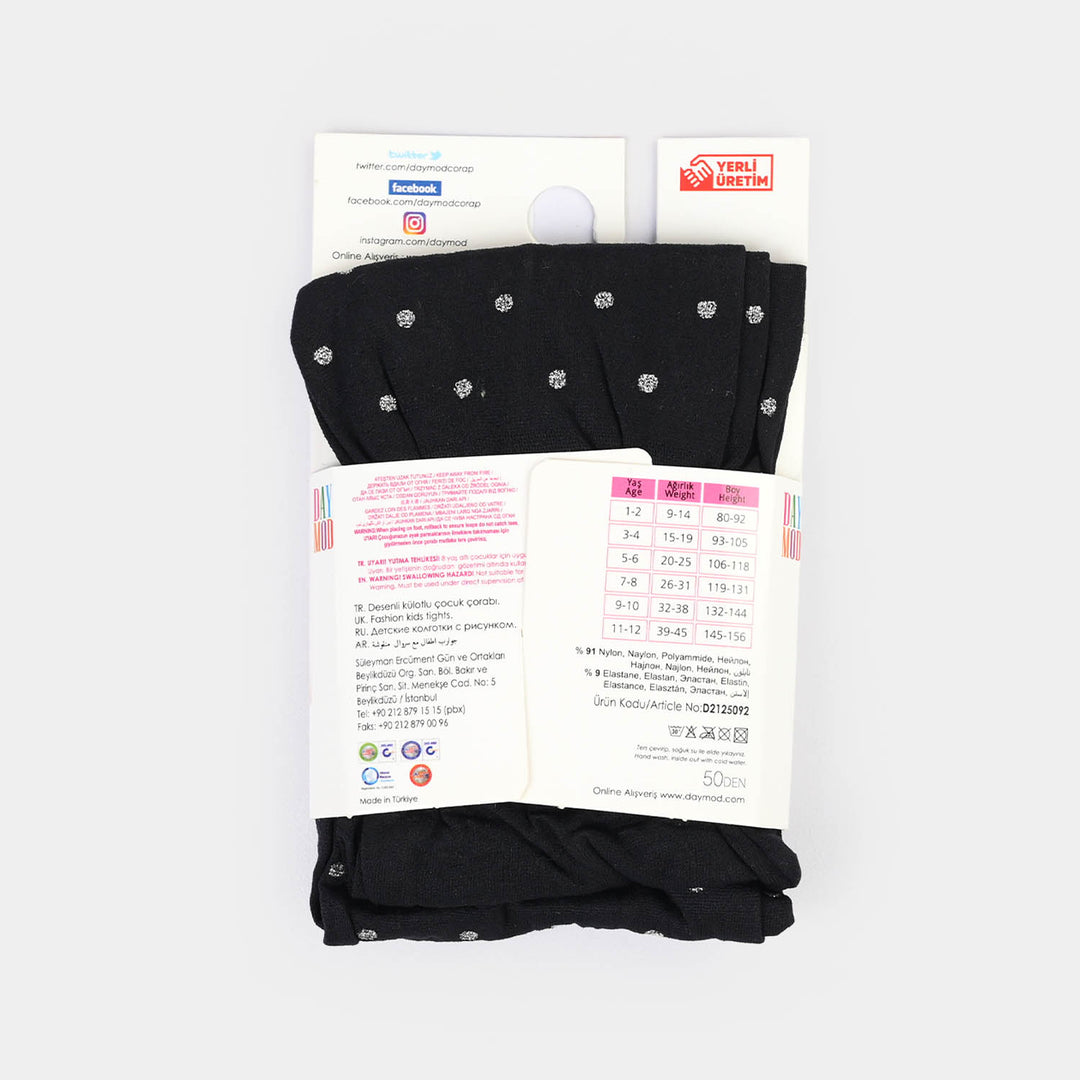 Girls Leggings (Punto) - Black