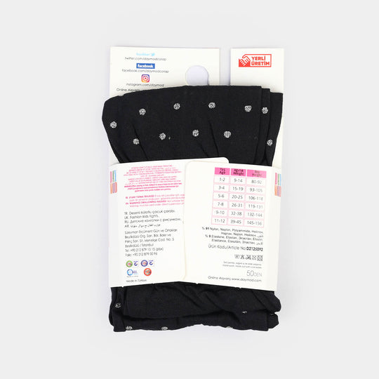 Girls Leggings (Punto) - Black