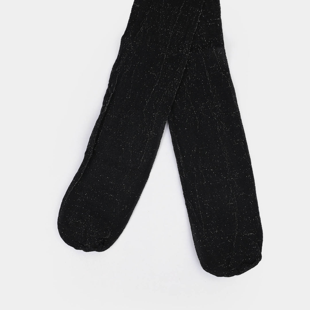 Girls Leggings (Sim) - Black