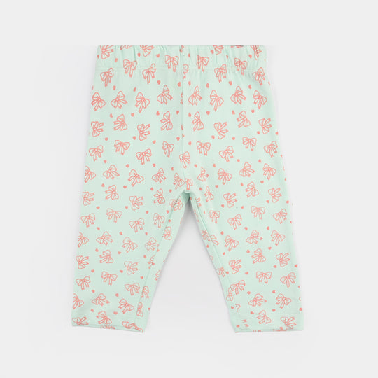 Infant Girls Jersey/Terry 2Pcs Suit Bow Vibes