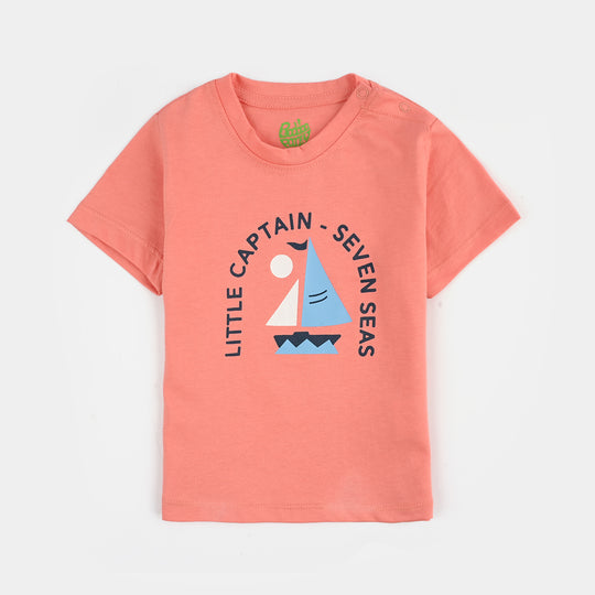 Infant Boys Jersey/Terry Seven Seas Set (2xT-Shirts+Short)