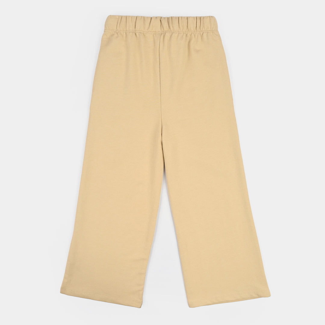 Girls Cotton Terry Pyjama Shine Bright-Pebble