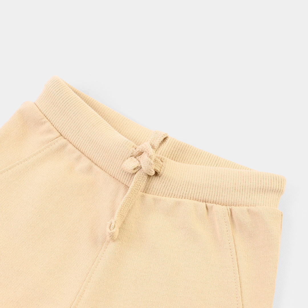 Infant Boys Cotton Terry Short Sea Journey - Yellow