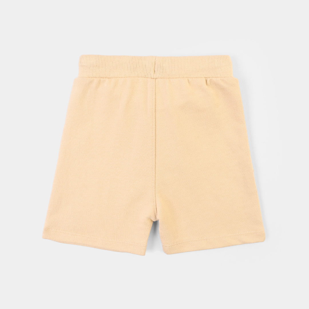 Infant Boys Cotton Terry Short Sea Journey - Yellow