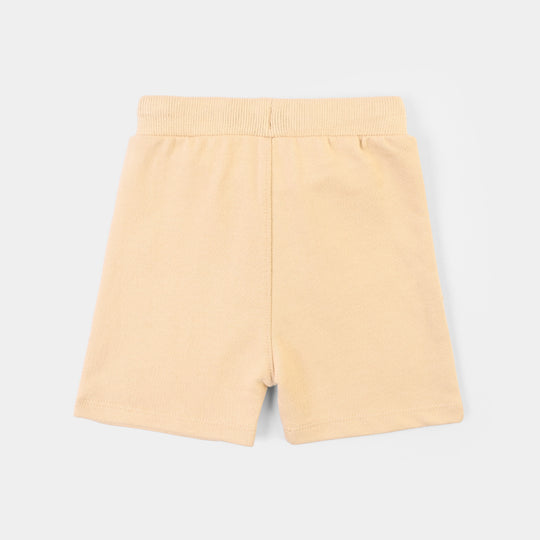Infant Boys Cotton Terry Short Sea Journey - Yellow