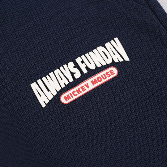 Infant Boys Jumbo Pique Pajama (Always Funday) - Navy