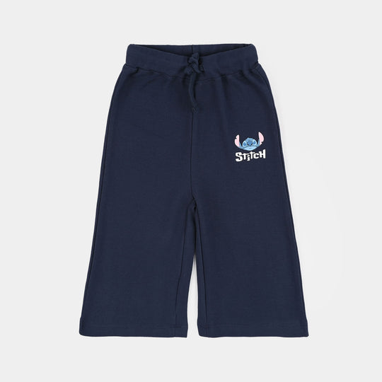 Infant Girls Jumbo Pique Pajama - Navy