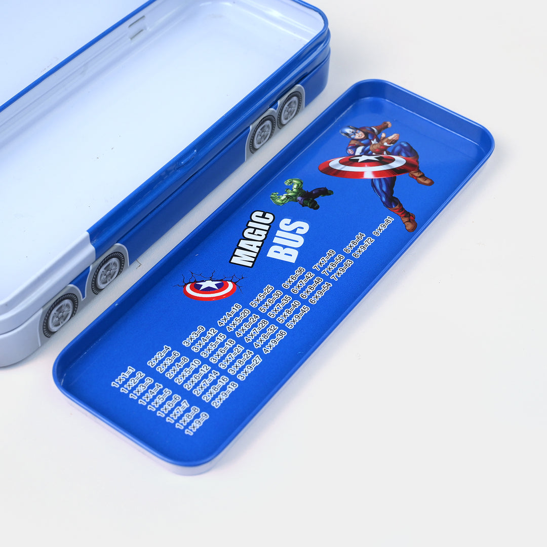 Stationary Pencil Box Metal for Kids