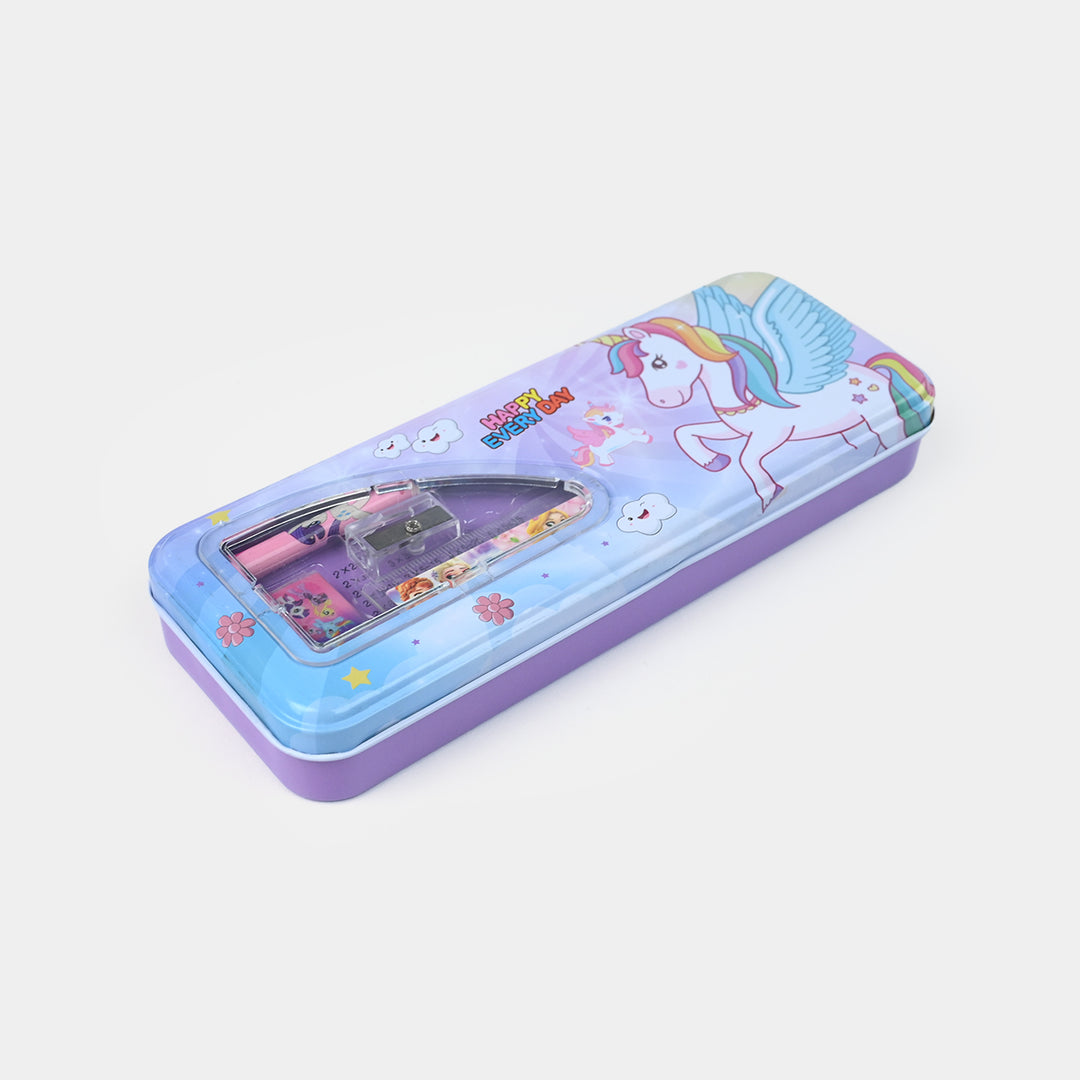 Stationary Pencil Box Metal for Kids