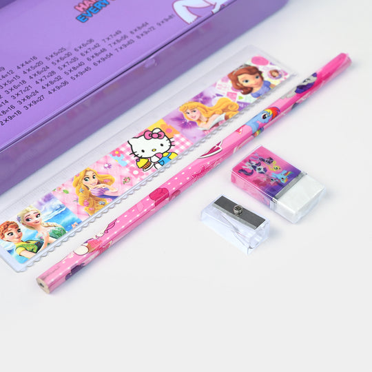 Stationary Pencil Box Metal for Kids