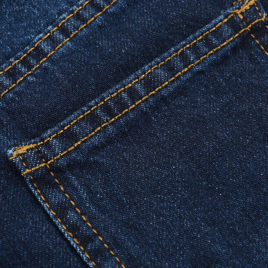Boys Denim Stretch Shorts (Basic) - Dark Blue