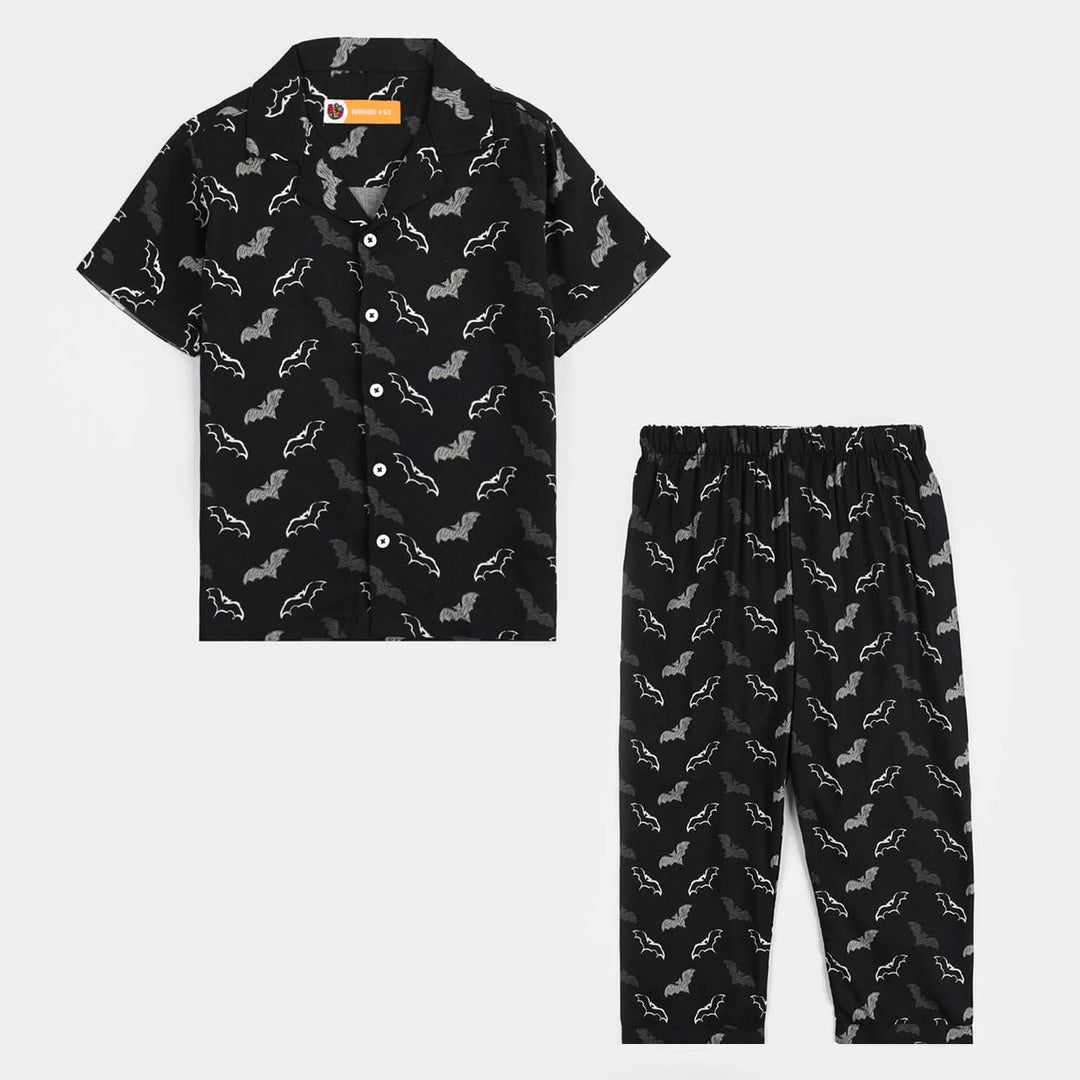 Boys Viscose Nightwear Character - BLACK