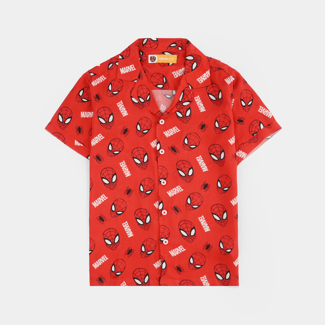 Boys Viscose Nightwear Character-RED
