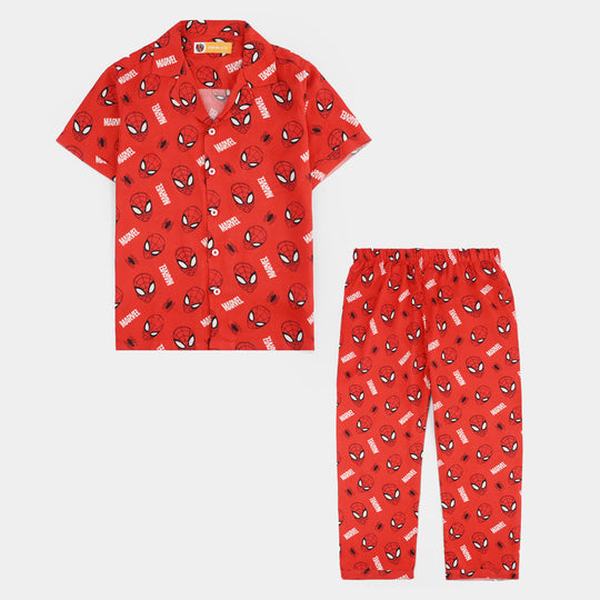 Boys Viscose Nightwear Character-RED