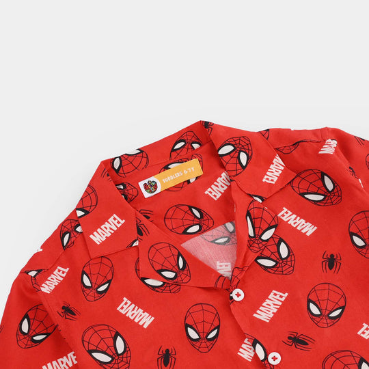 Boys Viscose Nightwear Character-RED