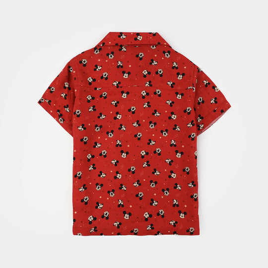 Infant Boys Viscose Nightwear Character-RED