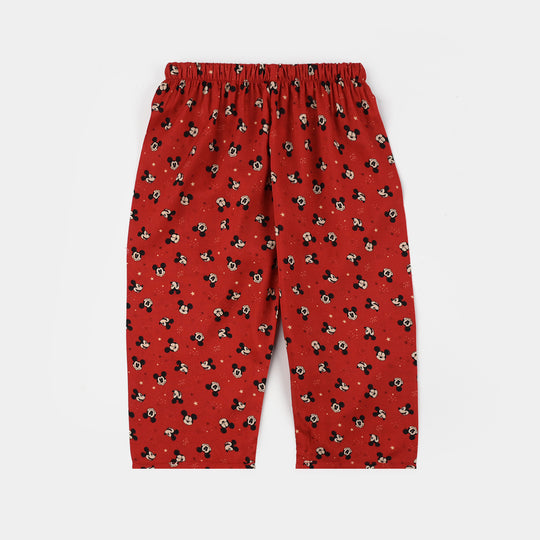 Infant Boys Viscose Nightwear Character-RED