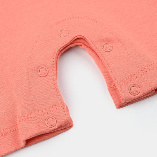 Infant Boys Cotton Interlock Romper SUNSHINE