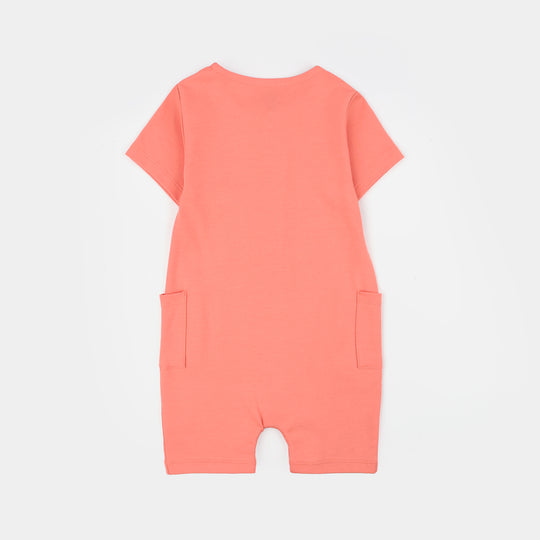 Infant Boys Cotton Interlock Romper SUNSHINE